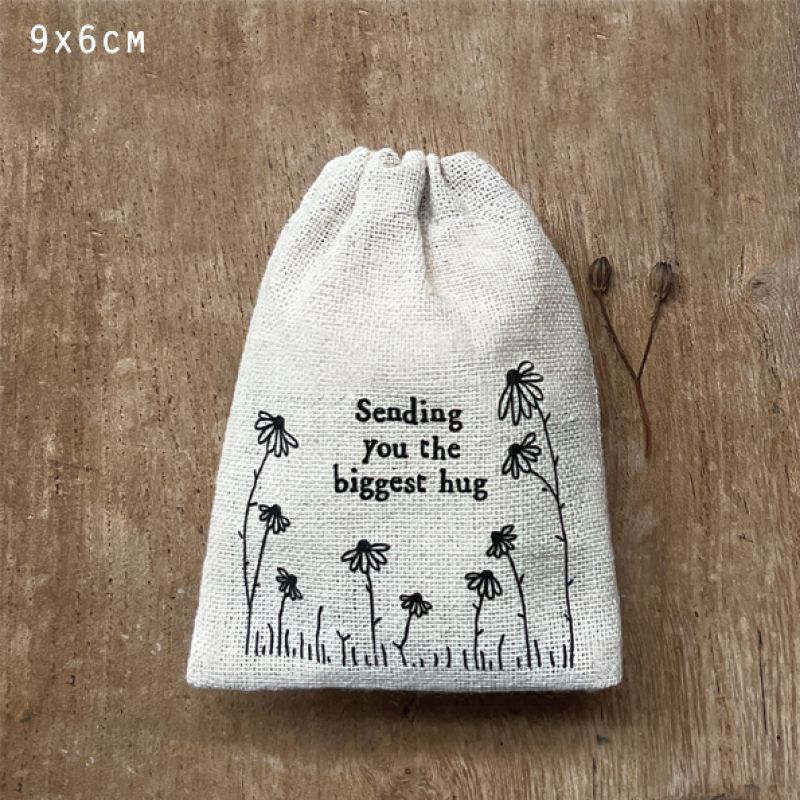 Μικρό πουγκί με κορδόνι 6,5x8,5εκ. - Biggest hugs