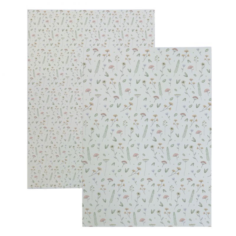 Small wrap sheet sprigs-Summer flowers