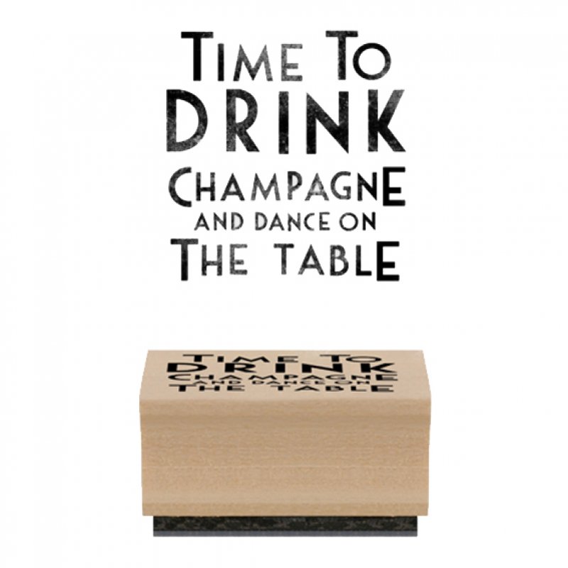 Σφραγίδα Time to drink champagne