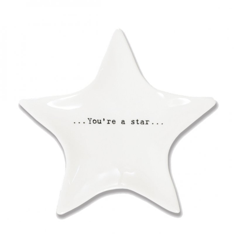 Πιατάκι αστέρι πορσελάνη - You're a star