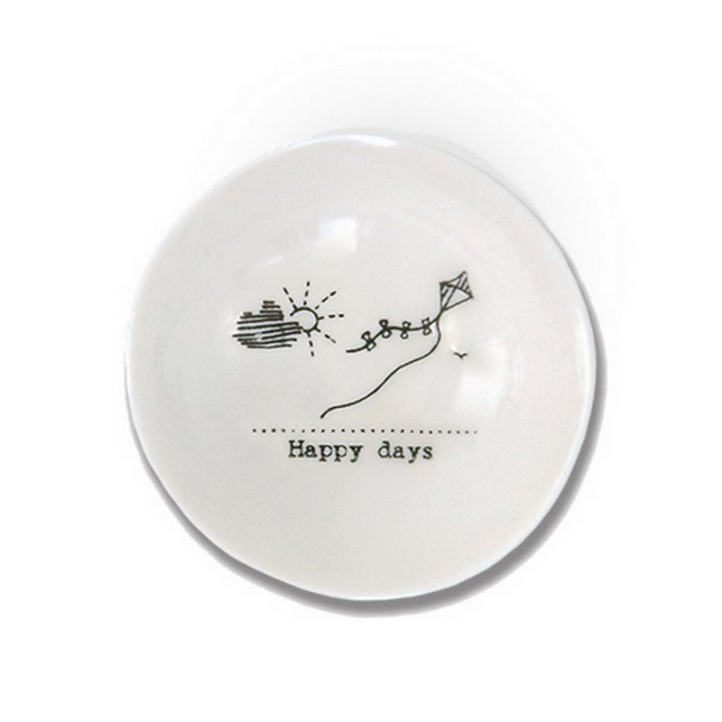 Sml wobbly bowl-Happy days