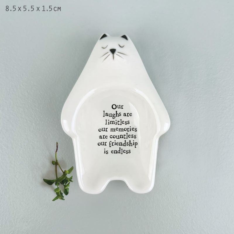 Πιατάκι 9,3εκ.- Γάτα/Our laughs are limitless