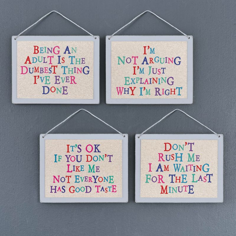 Κάδρο-Being an adult is the dumbest thing 9x11,5εκ.