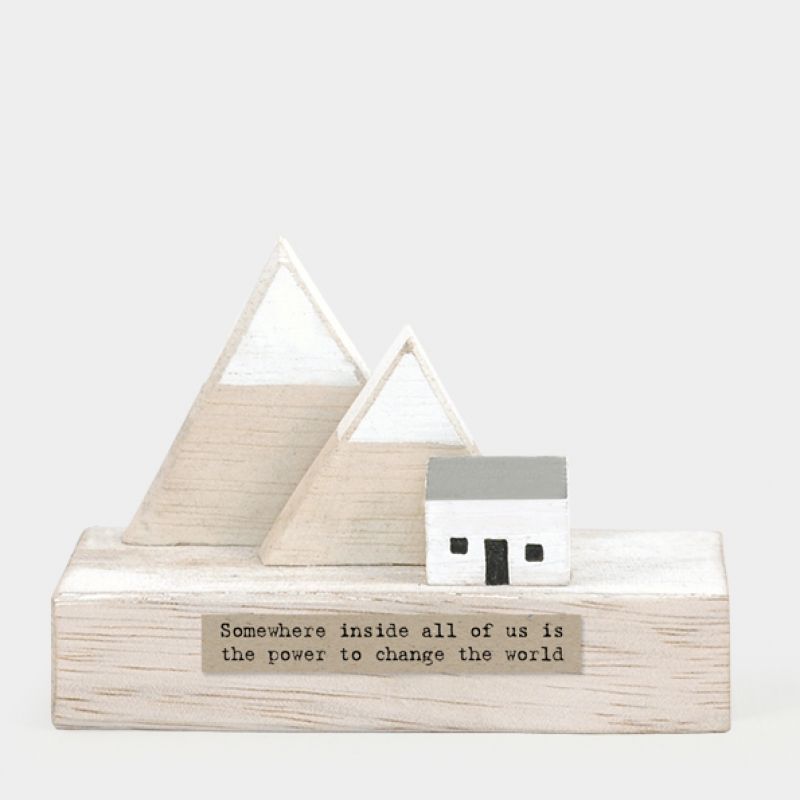 Wooden scene-Mountains/Somewhere inside all of us