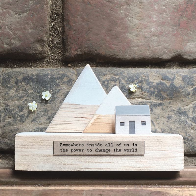Wooden scene-Mountains/Somewhere inside all of us