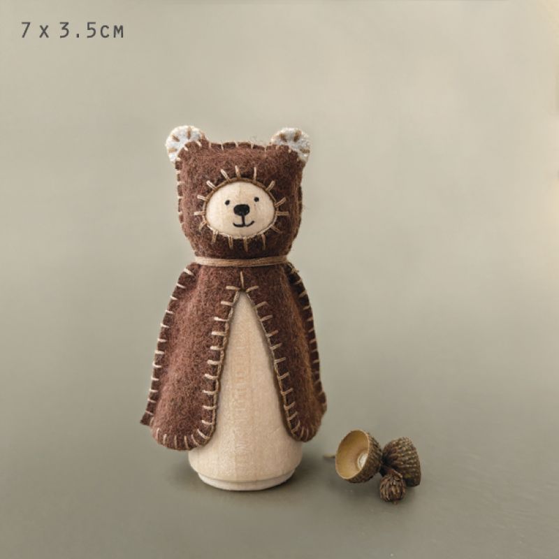 Ζωάκι woodland - Αρκούδος 7x3εκ.