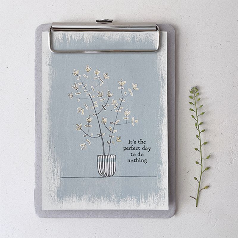 Hanging plant pad-Perfect day to do nothing Size: 12x1,5x16,5 cm