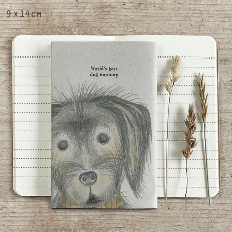 Βιβλιαράκι block print σκύλος-Best dog …
