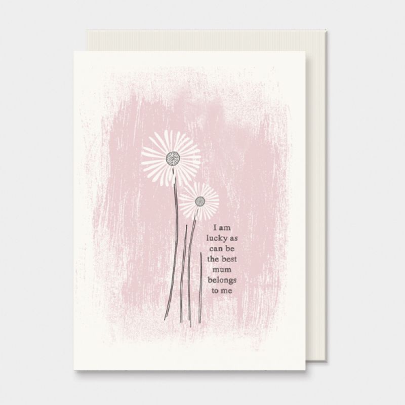 Blossom κάρτα-As lucky as can be best mum 12x16,5εκ.