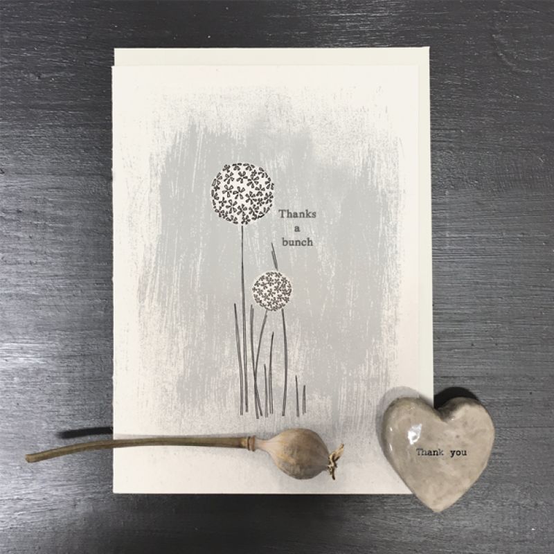Blossom κάρτα-Thanks a bunch 12x16,5εκ.