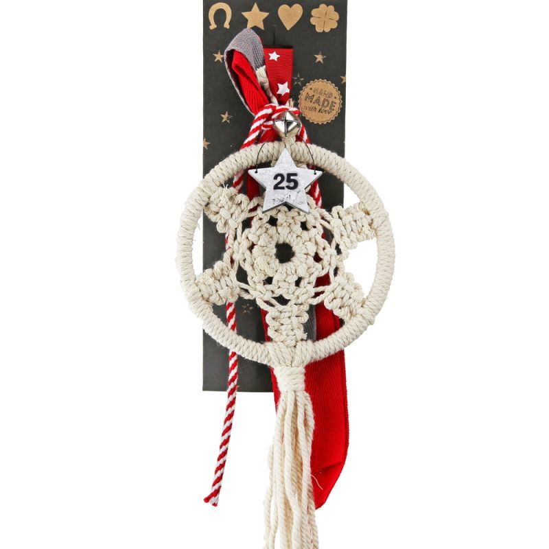 Lucky charm - Macrame Snowflake