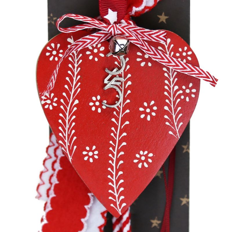 Lucky charm - Hanger heart mango wood