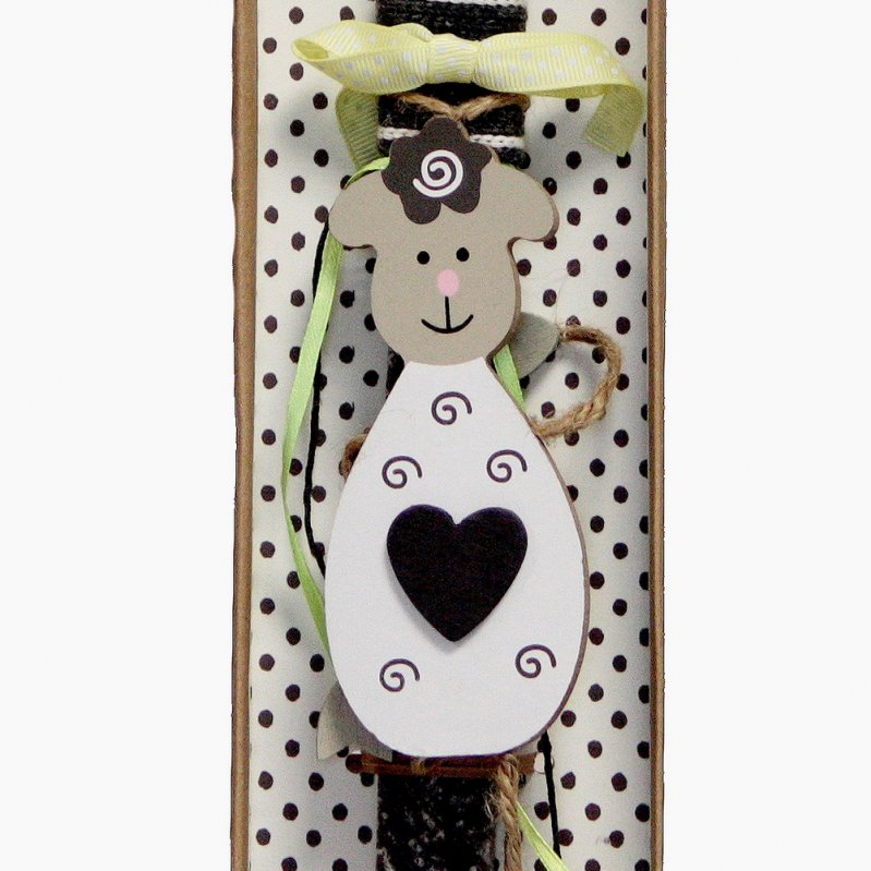 Easter Candle Wooden animal