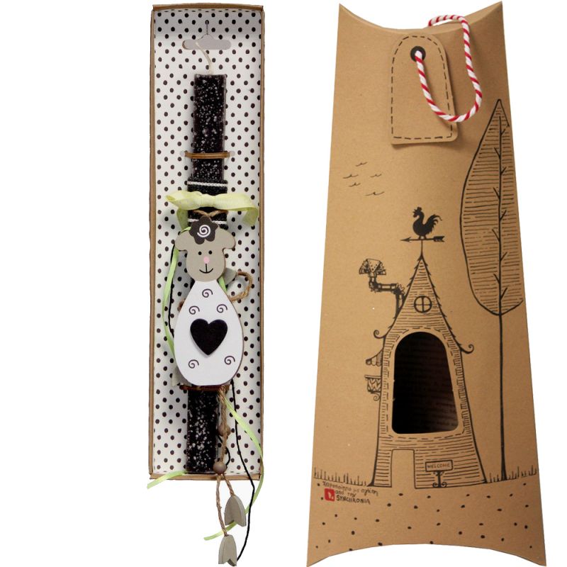 Easter Candle Wooden animal