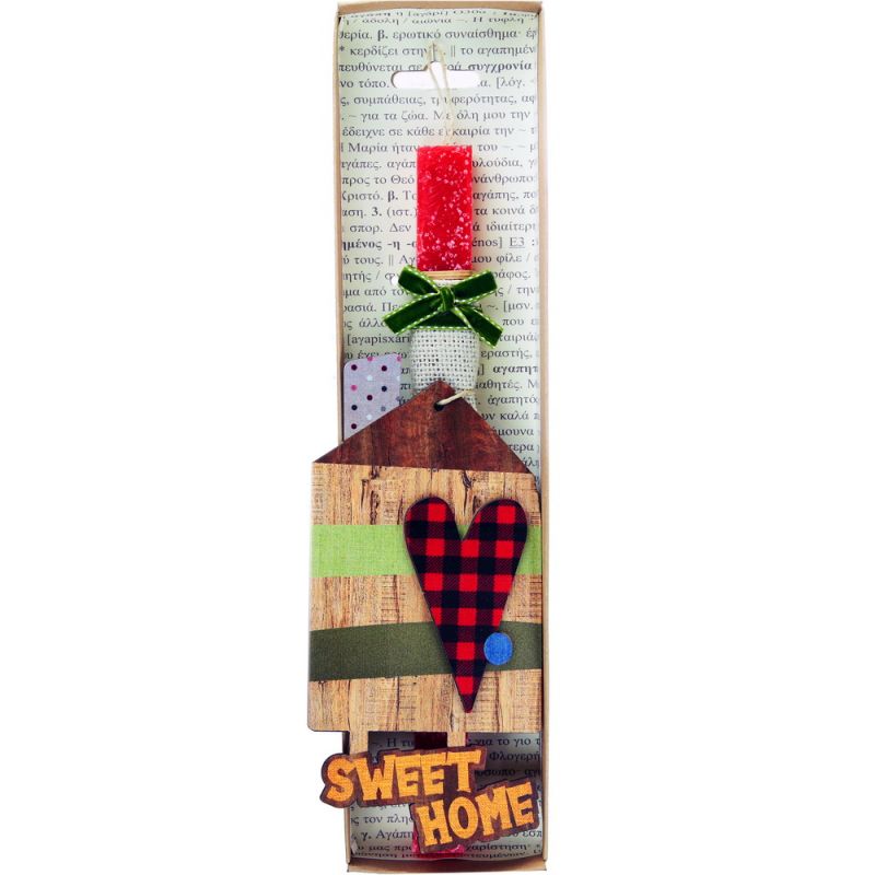 Easter Candle House welcome hanger