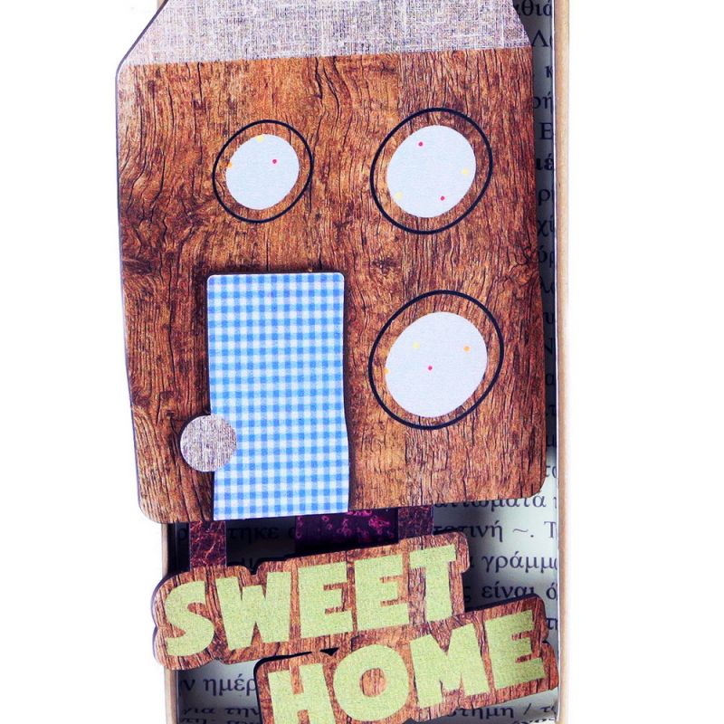 Easter Candle House welcome hanger
