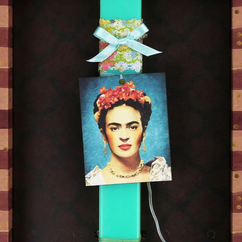 Λαμπάδα Basic -Frida Kahlo - τιρκ.