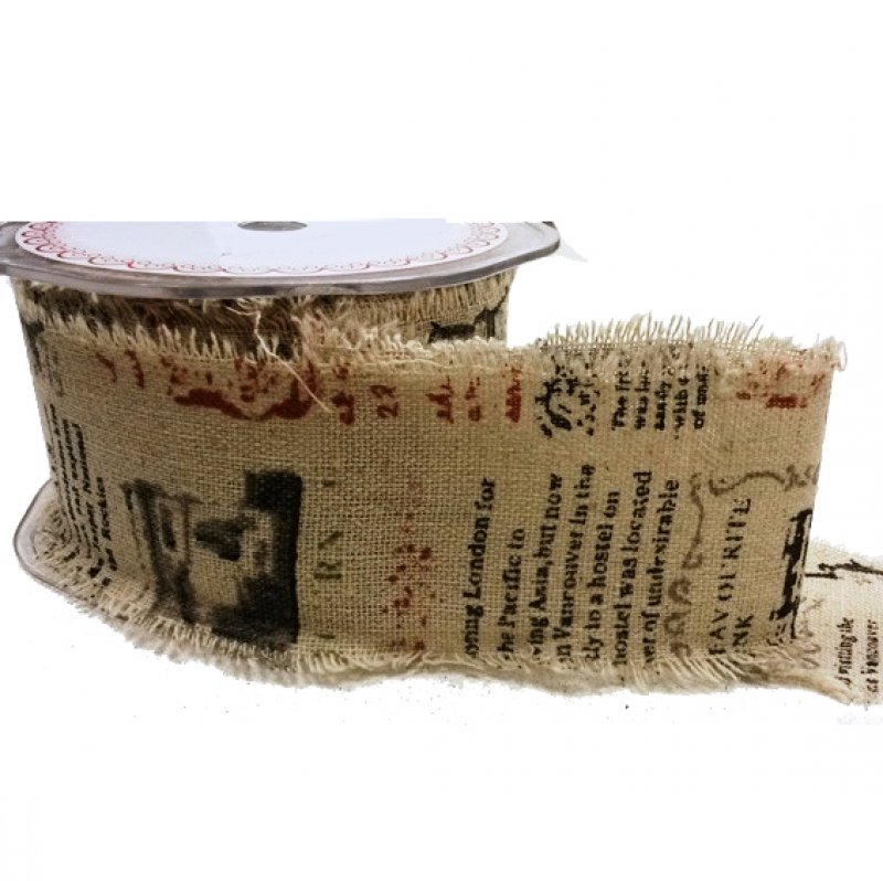 Antique Newspaper 50mm x 10mtr