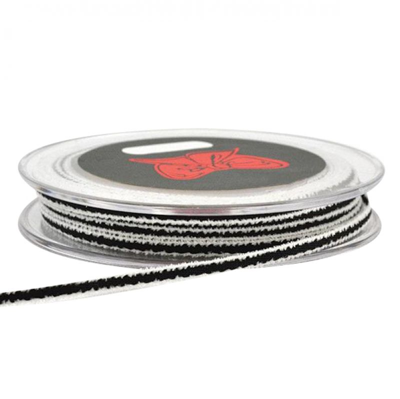 REDINA 03cm x 18m-black-white