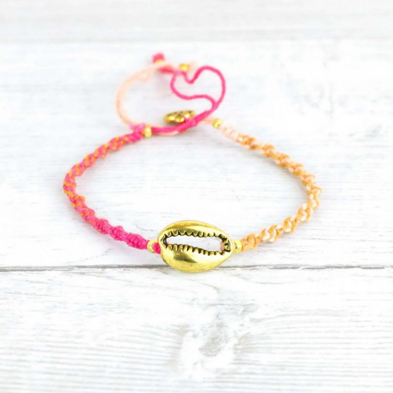 Surf bracelet with charm