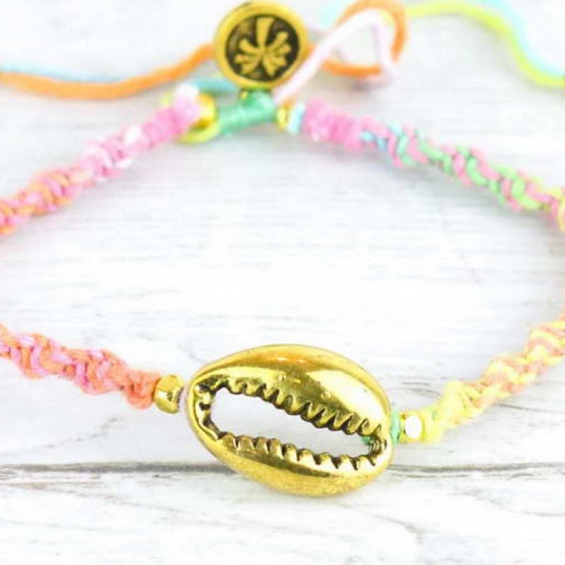 Surf bracelet with charm