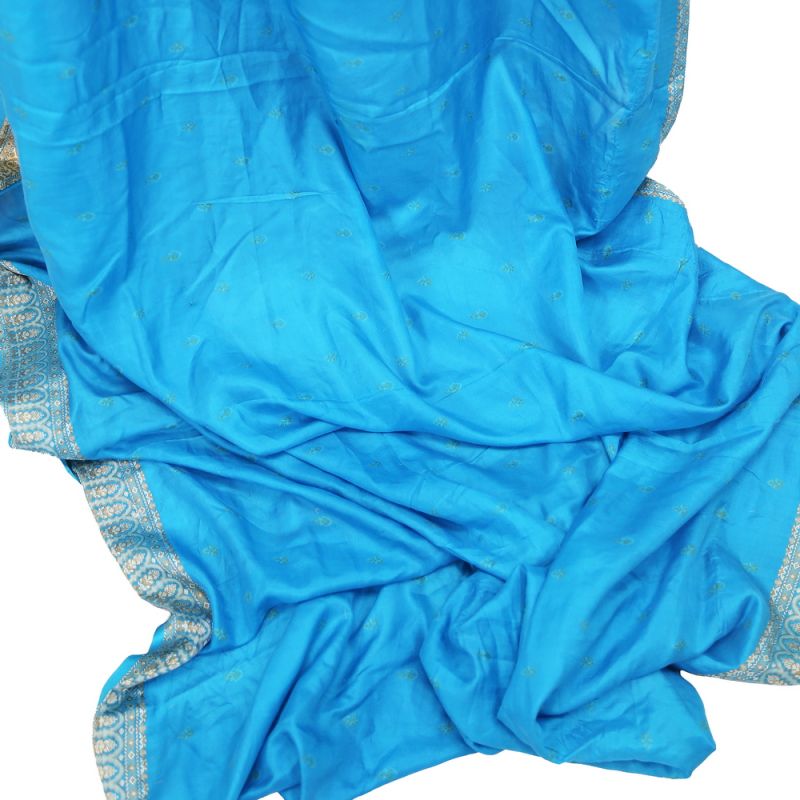 Old rayon sari approx 5m asst'd