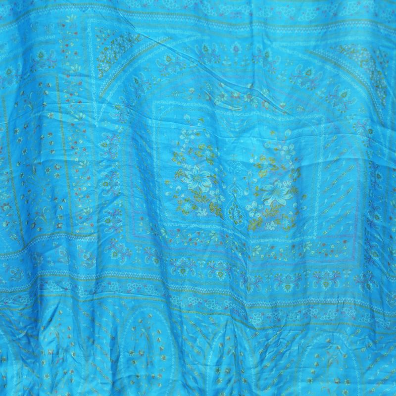 Old rayon sari approx 5m asst'd