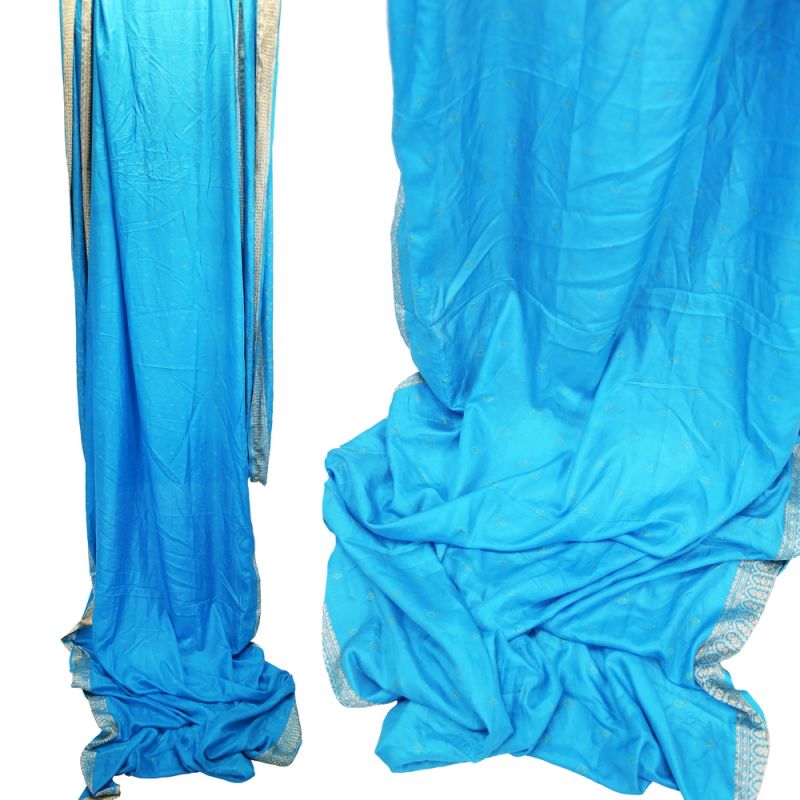 Old rayon sari approx 5m asst'd