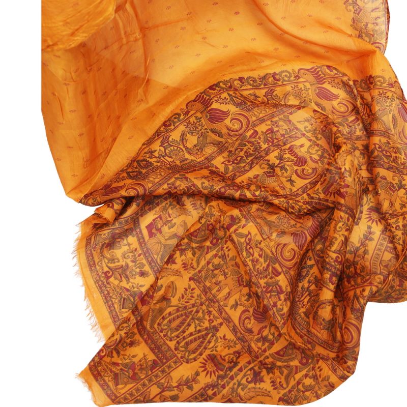 Old rayon sari approx 5m asst'd