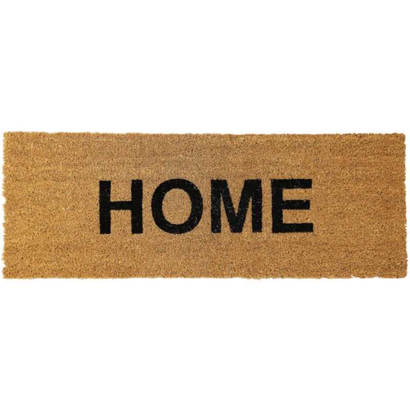 Mat Home coco 28x78x1.5cm-Natural/Black