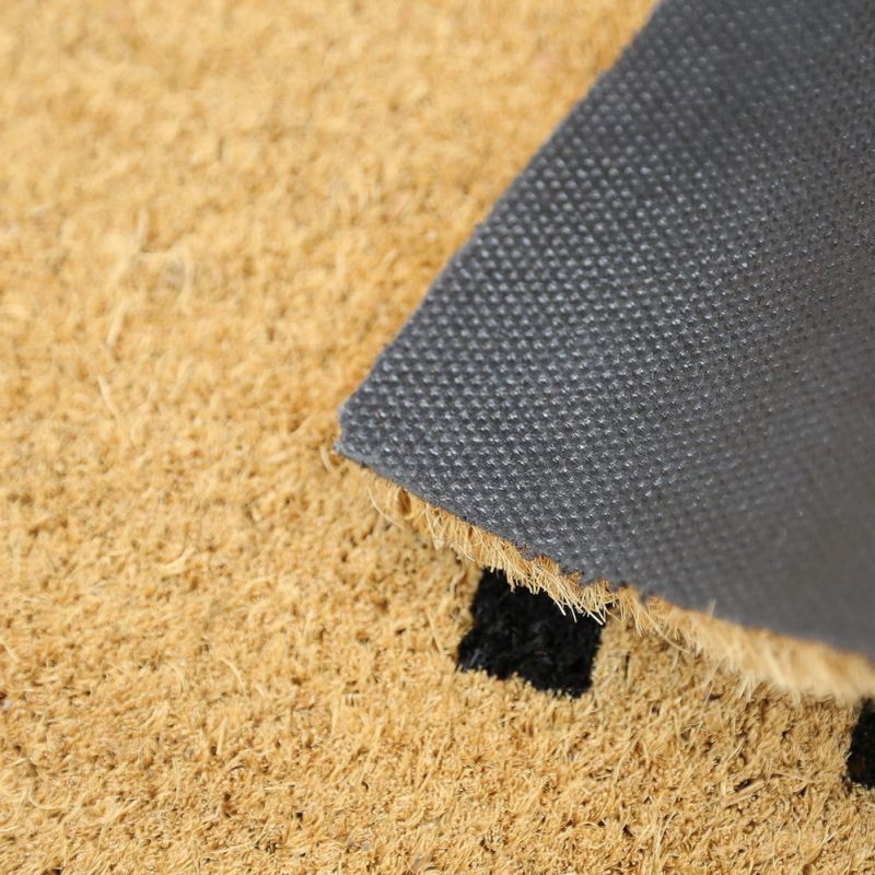 Mat Home coco 28x78x1.5cm-Natural/Black