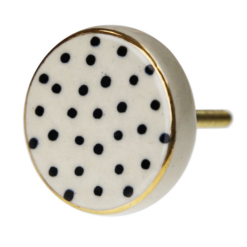 Πόμολο Dots κεραμικό 4εκ.