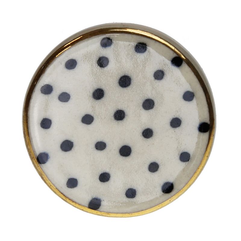 Πόμολο Dots κεραμικό 4εκ.
