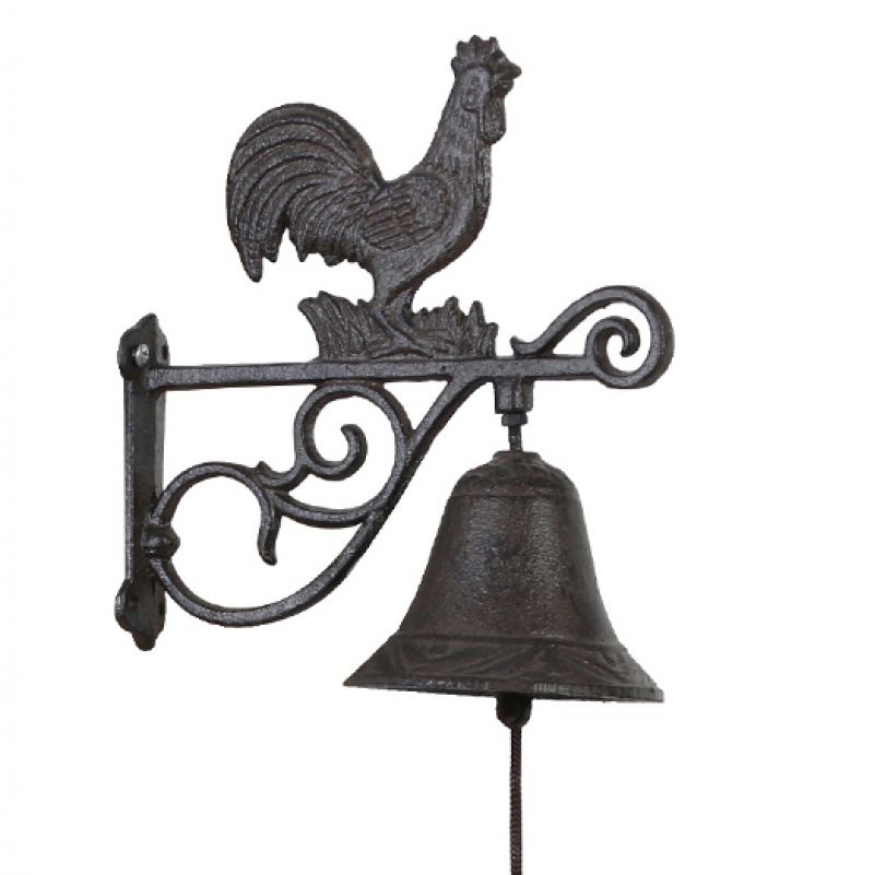 Door bell wall mounted cast iron 10x19x21cm