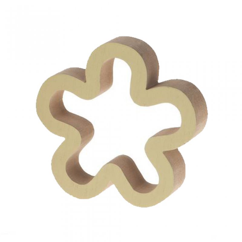 Wooden flower 11.3cm