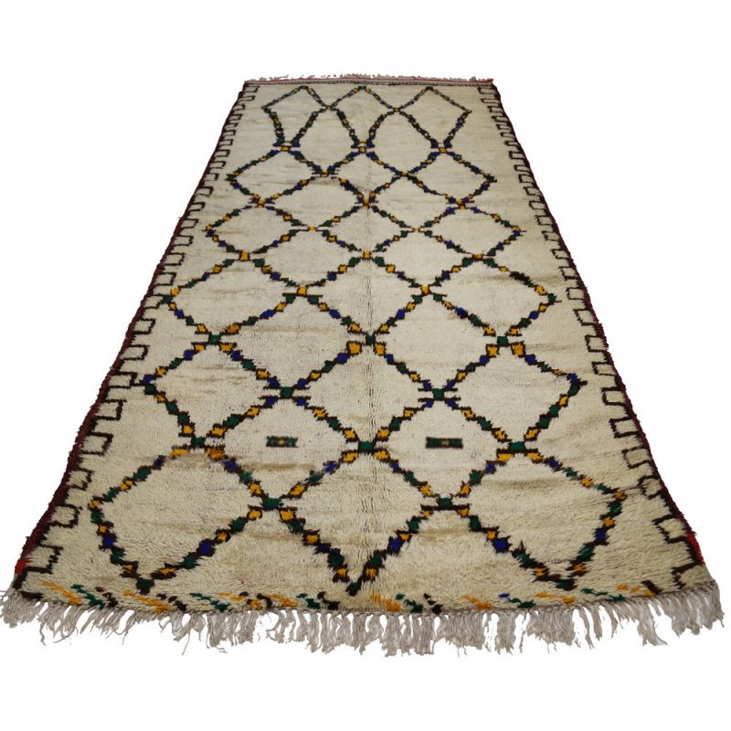 Χαλί 293x140εκ. Nomad - White Checkers