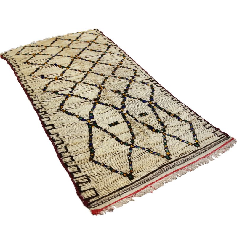 Χαλί 293x140εκ. Nomad - White Checkers