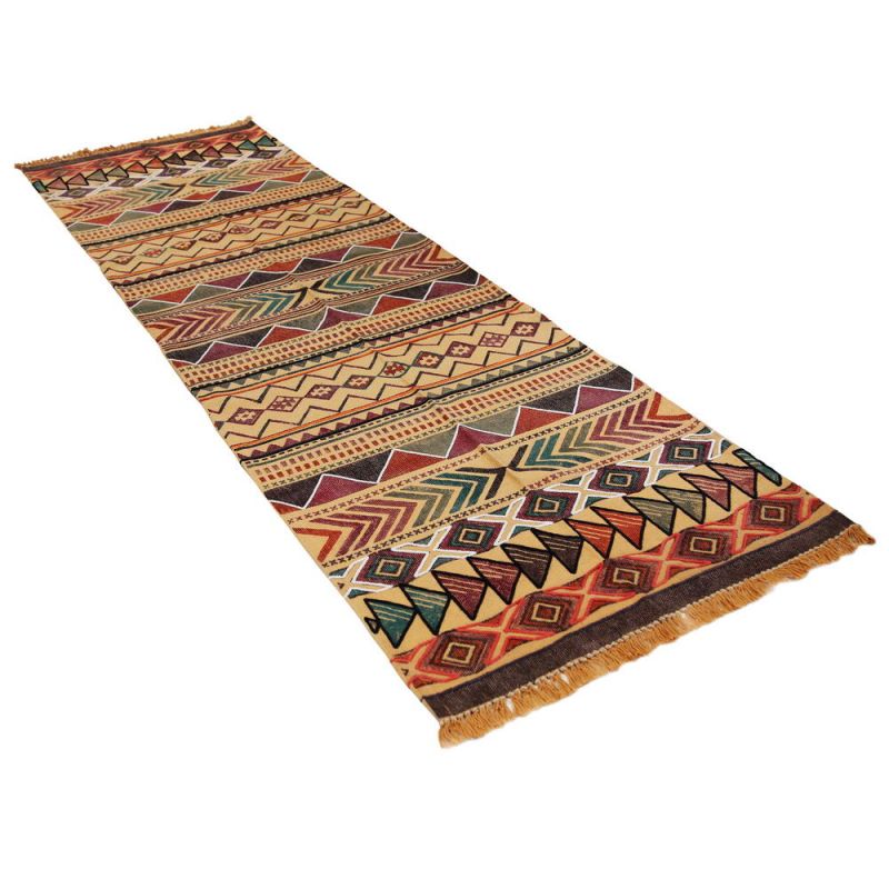 Κιλίμι Aztec 75 x 240εκ. υφαντό με κέντημα