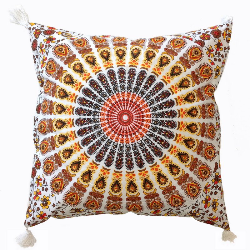 Μαξ. Mandala 40x40 - Πορτοκαλί