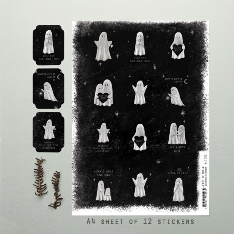 Sticker sheet-Ghosts (12)