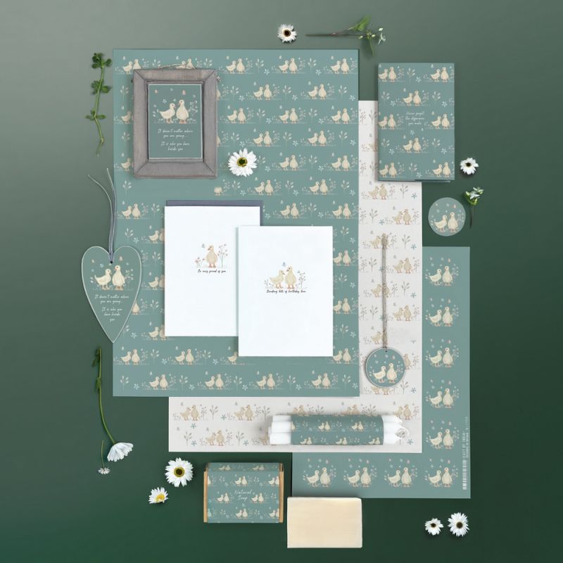 Ετικέτα καρδιά Meadow 11,5εκ. - Πάπιες